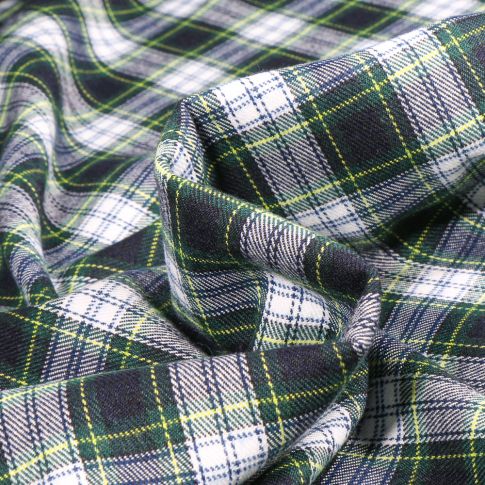 Tissu Tartan Ecossais  British sur fond Bleu marine