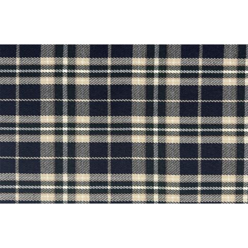Tissu Tartan Ecossais Mattia sur fond Bleu marine