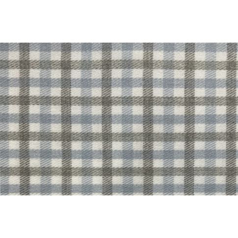 Tissu Tartan Ecossais Andrea sur fond Bleu ancien