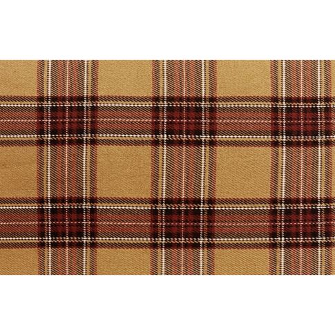 Tissu Tartan Ecossais Mateo sur fond Ocre