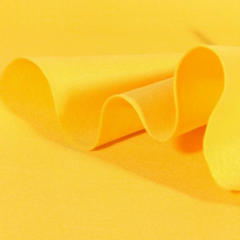 Tissu Feutrine 90 cm Jaune