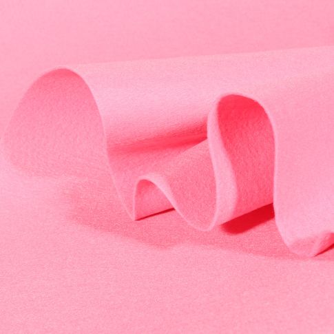 Tissu Feutrine 90 cm Rose