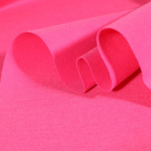 Tissu Feutrine 90 cm Rose fuchsia