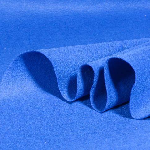 Tissu Feutrine 90 cm Bleu azur