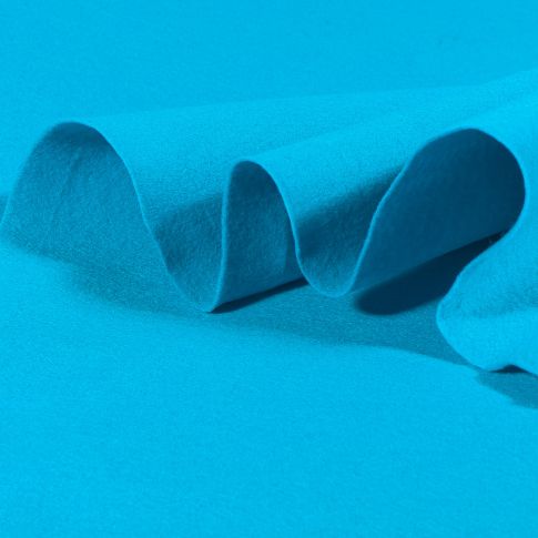 Tissu Feutrine 90 cm Bleu turquoise