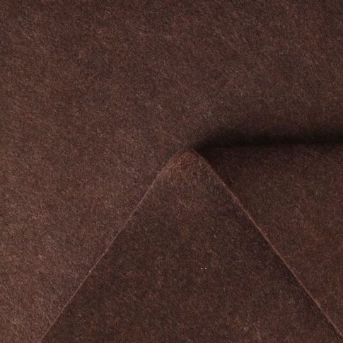 Tissu Feutrine épaisse 90 cm uni Marron
