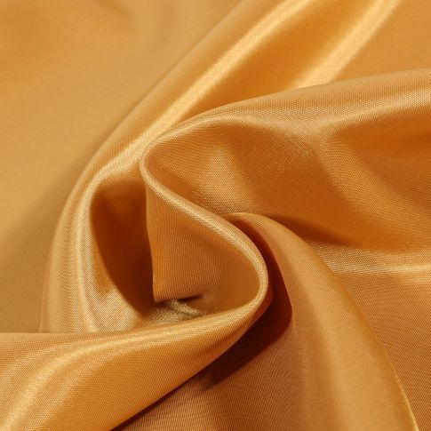 Tissu Doublure Pongé uni Doré