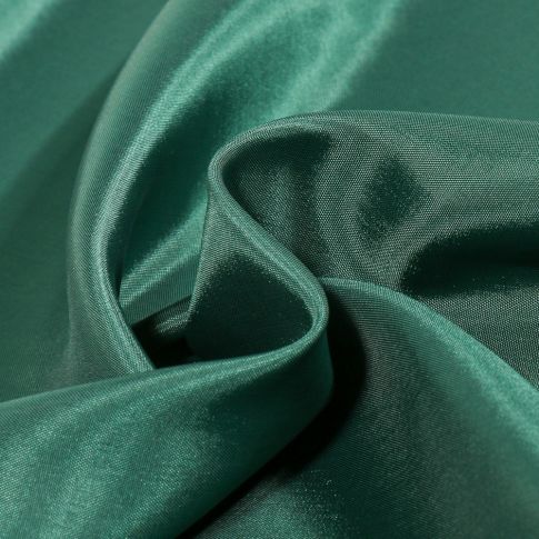 Tissu Doublure Pongé uni Vert sapin
