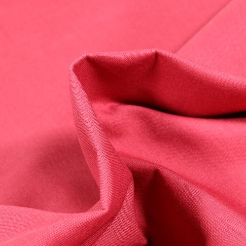 Tissu Popeline de coton unie Bio Grenadine