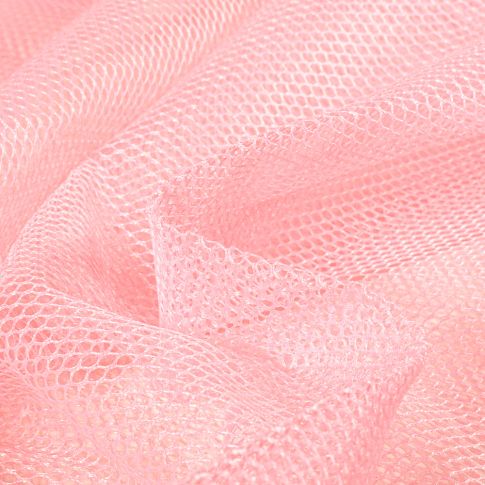 Tissu Filet Vrac mesh  Rose bébé