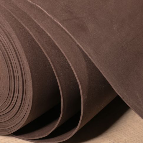 Mousse Eva unie 2 mm Marron chocolat