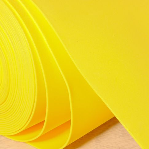Mousse Eva unie 2 mm Jaune