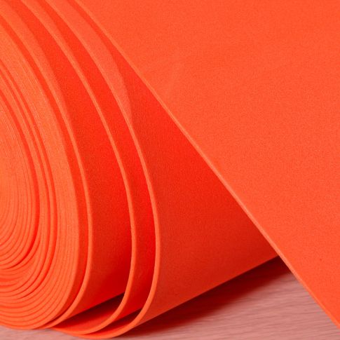 Mousse Eva unie 2 mm Orange