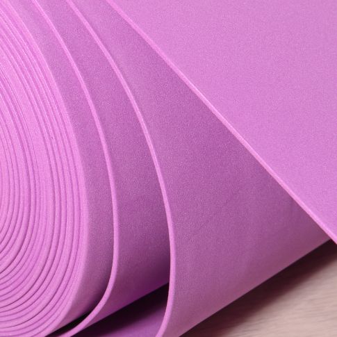 Mousse Eva unie 2 mm Mauve