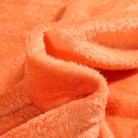 Tissu Doudou uni Melon