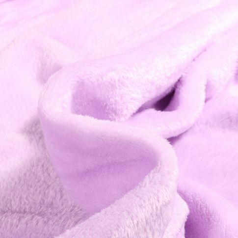 Tissu Doudou uni Lilas