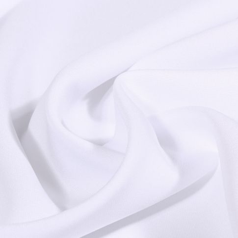 Tissu Burlington uni Blanc