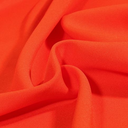 Tissu Burlington uni Orange