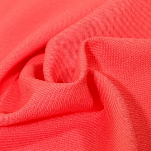 Tissu Burlington uni Corail