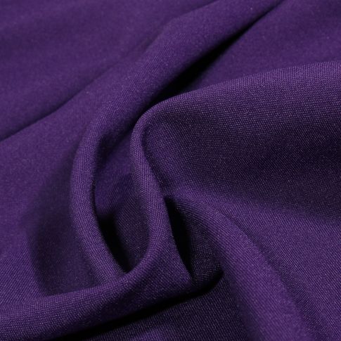 Tissu Burlington uni Violet foncé
