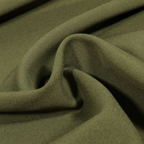Tissu Burlington uni Vert kaki