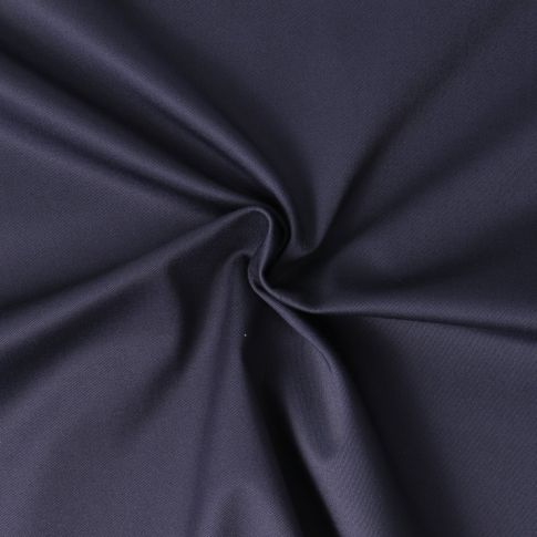 Tissu Gabardine Stretch Bleu marine