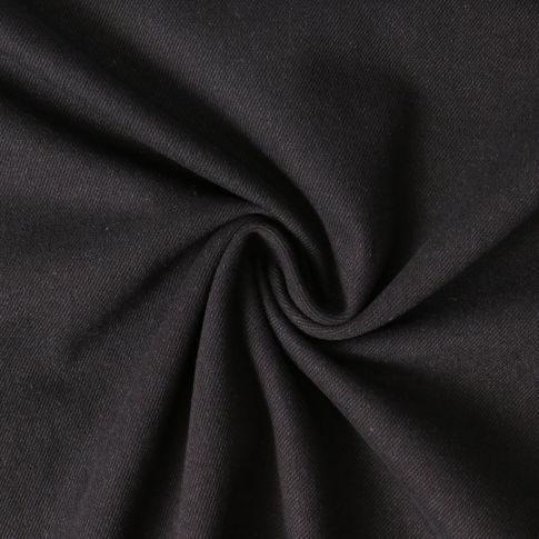 Tissu Jean Denim Lucky sur fond Noir