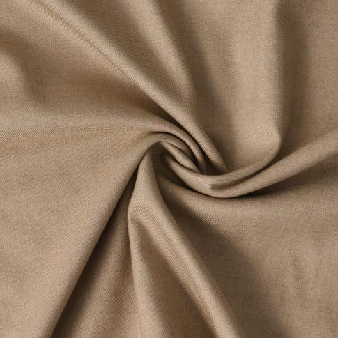 Tissu Jersey Bambou recyclé Aelys uni Camel