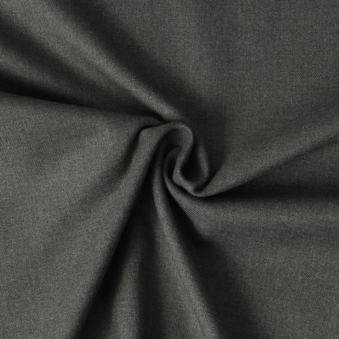 Tissu Jersey Bambou recyclé Aelys Kaki anthracite