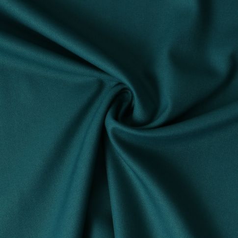 Tissu Jersey Bambou recyclé Aelys uni Bleu canard
