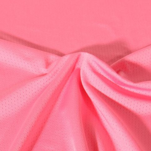 Tissu Jersey Maillot de sport uni Rose