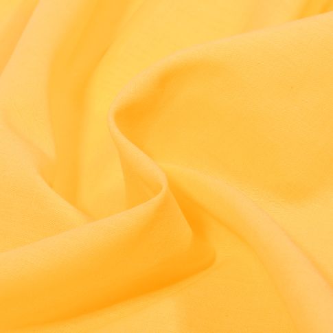 Tissu Batiste de Coton uni Jaune