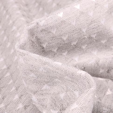 Tissu Jacquard Juno sur fond Gris clair