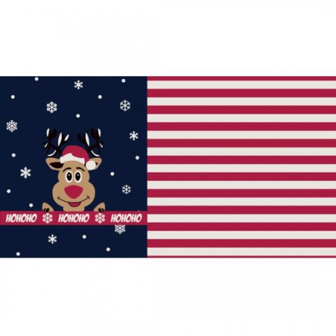 Panneau DIY Pull de Noël Hohoho - 115 x 145cm