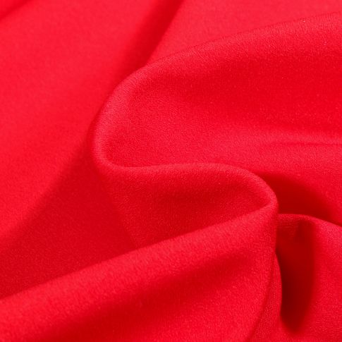 Tissu Softshell uni Rouge