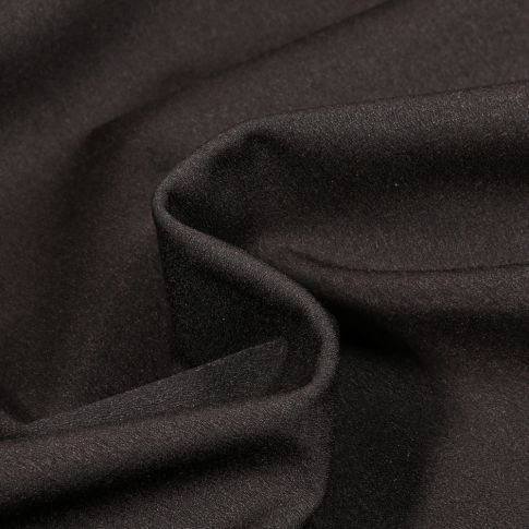Tissu Softshell uni Noir profond