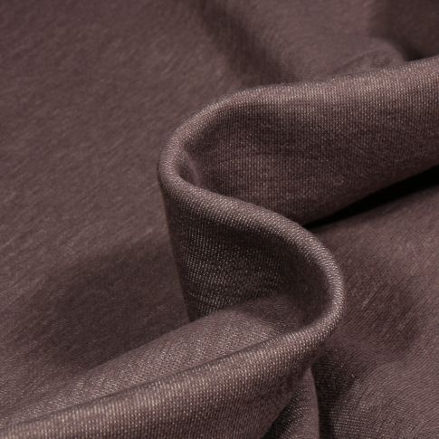 Tissu Sweat envers polaire Cacao
