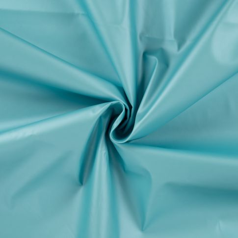 Tissu Imperméable métallisé uni Bleu ciel