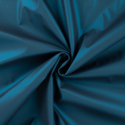 Tissu Imperméable Metallis uni Bleu pétrole