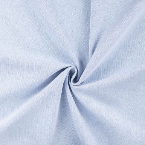 Tissu Denim jeans Coton uni Bleu