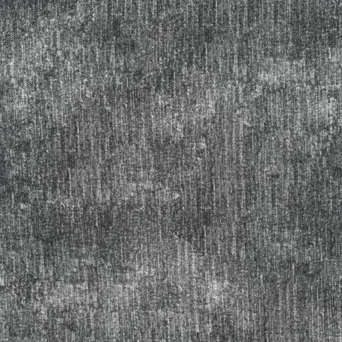Tissu Sweat léger French Terry Jeans sur fond Gris anthracite
