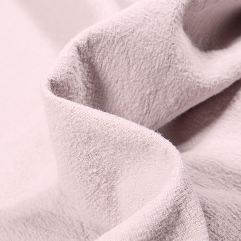 Tissu Coton lavé uni Beige clair