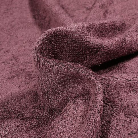 Tissu Eponge Bébé Bambou Tout doux Mauve