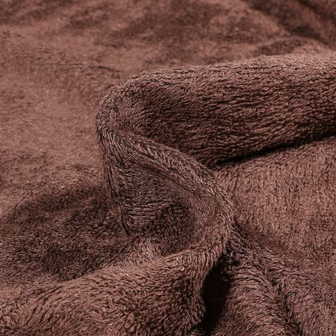 Tissu Eponge Bébé Bambou Tout doux Cacao