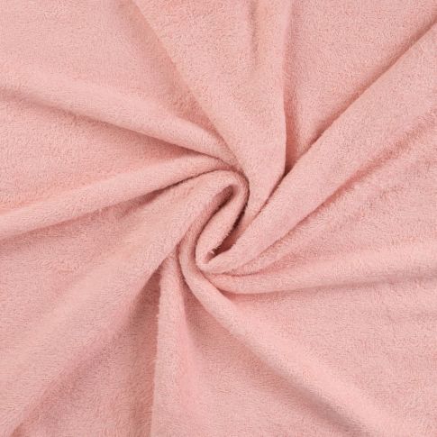 Tissu Eponge Bébé Bambou Tout doux Rose bébé