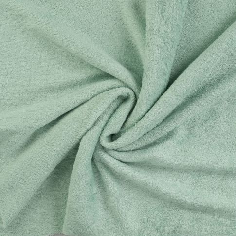Tissu Eponge Bébé Bambou Tout doux Vert menthe