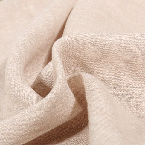 Tissu Lin Georgio sur fond Beige
