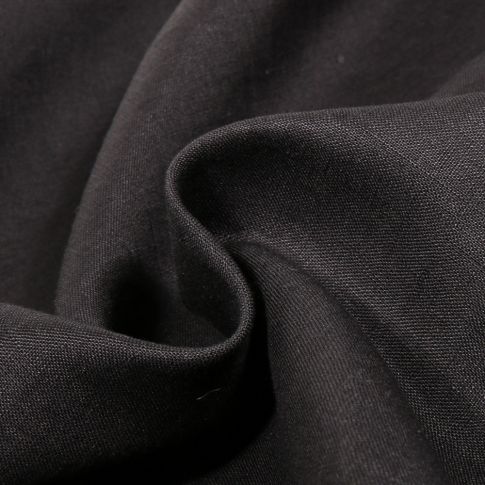 Tissu Lin Georgio sur fond Noir