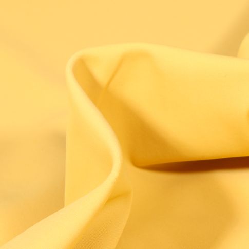 Tissu Lycra léger Travel uni Jaune