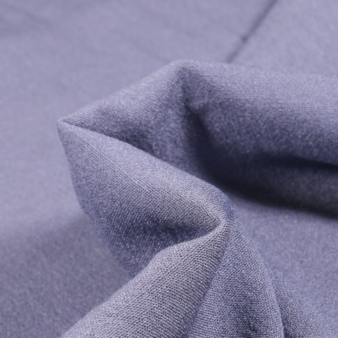 Tissu Viscose texturé uni Maxima Bleu denim